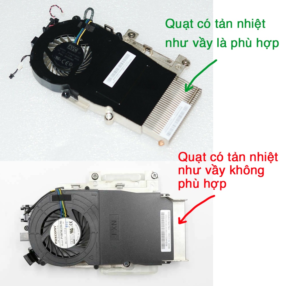 Tản nhiệt đồng cho Lenovo Thinkcentre M710q/M910q/M910x/P320 Tiny 4 65W