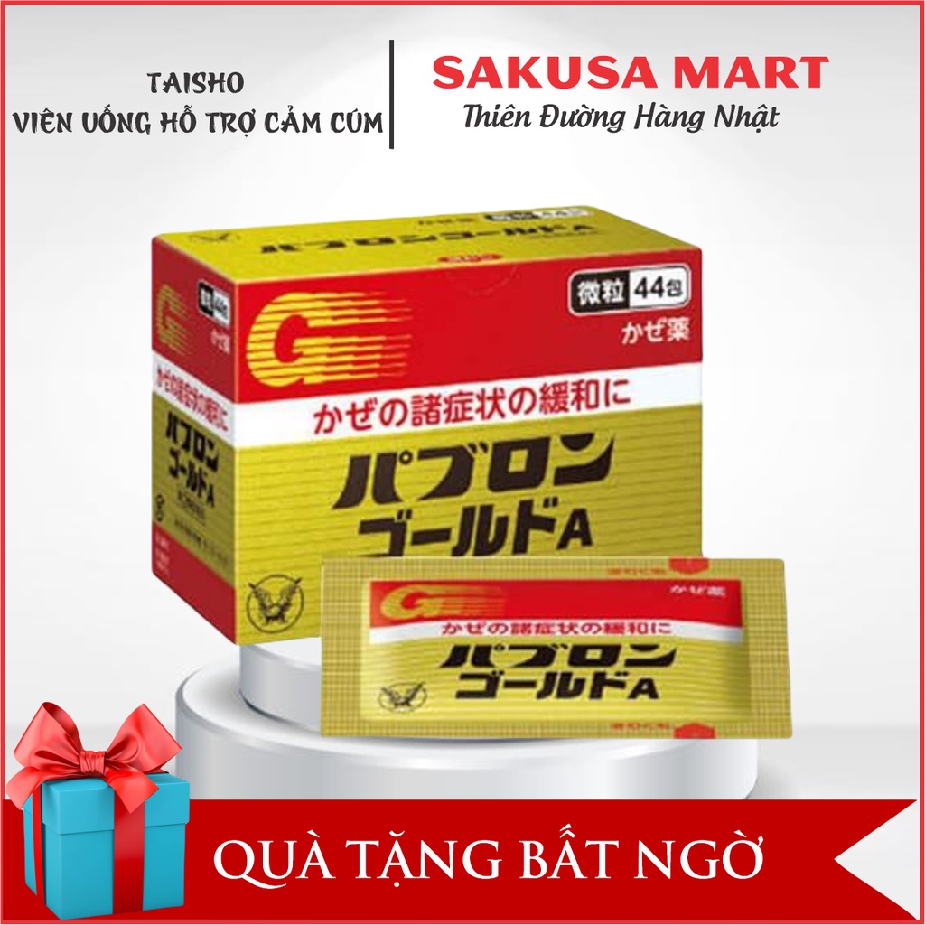 Hỗ trợ cảm cúm Taisho Pabron Nhật Bản hộp 44 gói cho người lớn 46 gói cho trẻ em làm giảm cảm cúm nhanh hiệu quả tức thì