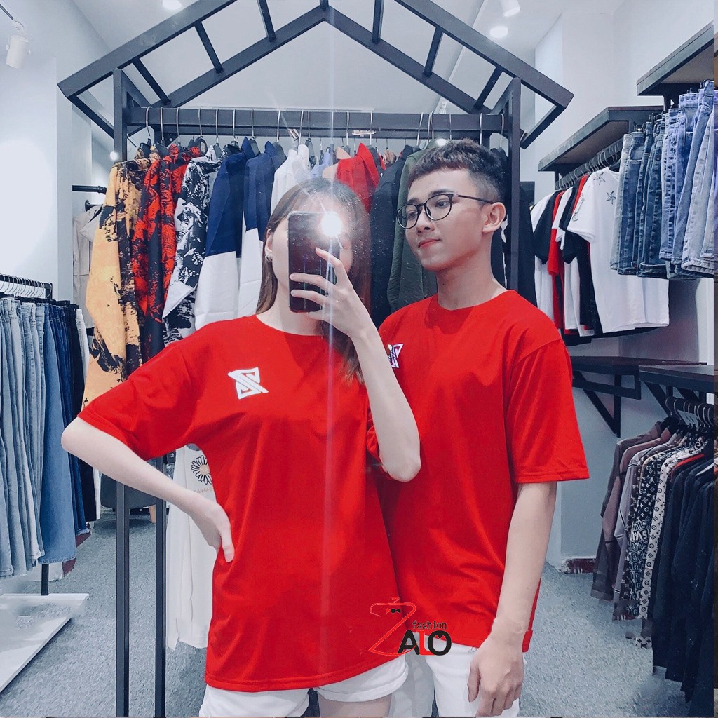 Áo Thun Phản Quang THE ZED Áo Thun Form Rộng Tay Lỡ ATPQ01 Nam Nữ Phản Quang Đa Sắc QSTORE