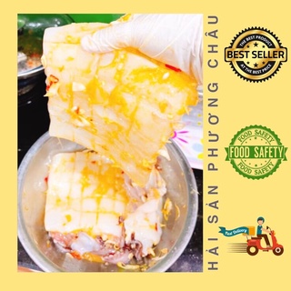 [HOẢ TỐC SG] Mực lá đại dương khổng lồ cắt khúc nướng siêu ngon 500g