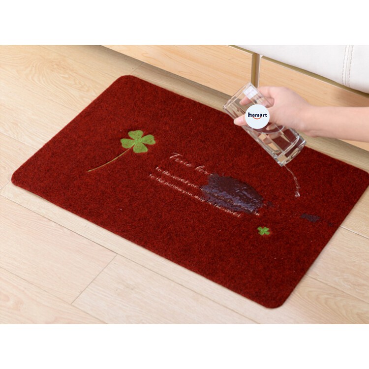 Thảm Lau Chân Thấm Nước 40x60cm Thảm Chùi Chân Gia Đình Văn Phòng Trang Nhã Tiện Lợi 4 MÀU