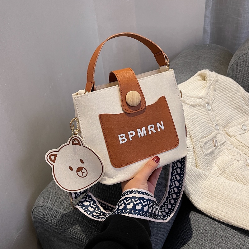 Túi xách nữ-- Túi đeo chéo hình gấu nhiều màu siêu dễ thương