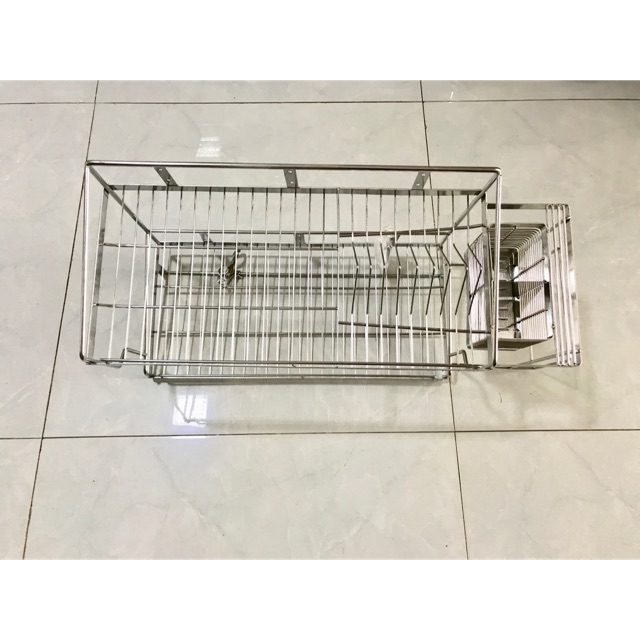 Kệ Chén 2 Tầng Inox 304 Không Gỉ Sét