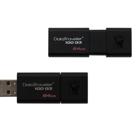[ BẢO HANH 5 NAM ] USB Kingston DT100G3 - 64GB - USB 3.0 - Hàng Chính Hãng | BigBuy360 - bigbuy360.vn