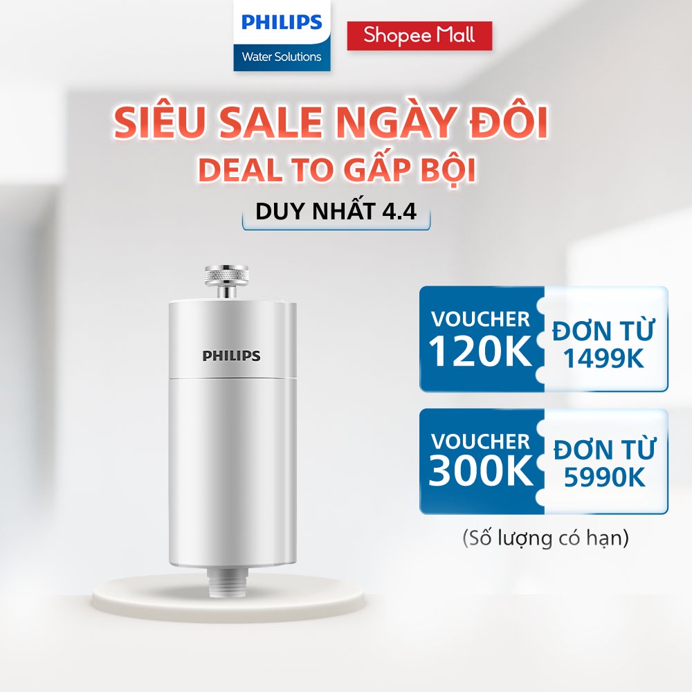 Bộ lọc nước vòi sen Philips AWP1775[SẢN PHẨM CHÍNH HÃNG]