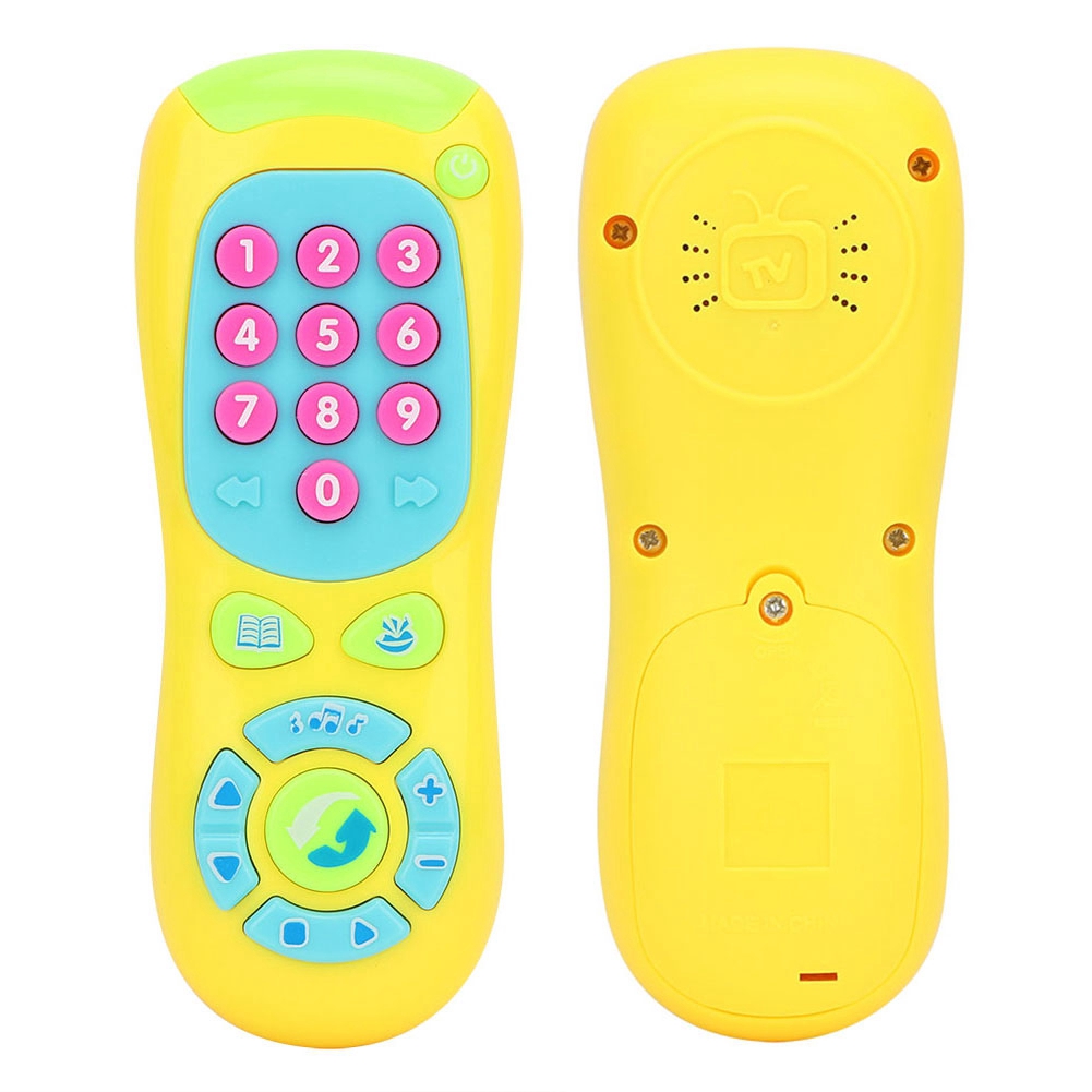 Punkstyle Kids Music Toy, Mini Electric TV Control Simulation Baby Toy Electronic Musical Learning Tool Storytelling Mod