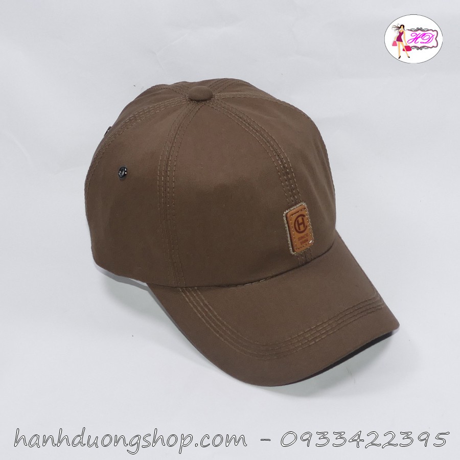 Nón kết lưỡi trai mặt da GH since 1986 thời trang nam nữ - BL13