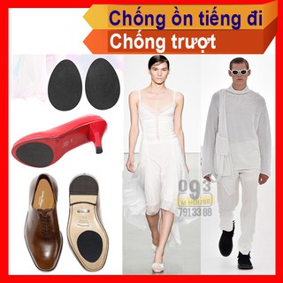 Combo 4 Miếng Lót Giày Chống Trơn Trượt Dùng Cho Nam Nữ 9x6cm