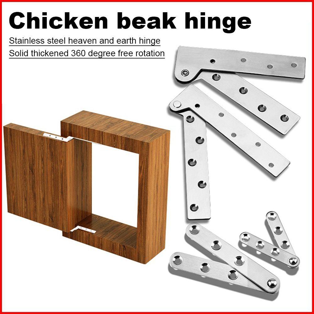 LEISURE Bản Lề Inox Xoay 360 Độ Chuyên Dụng Cho Nội Thất