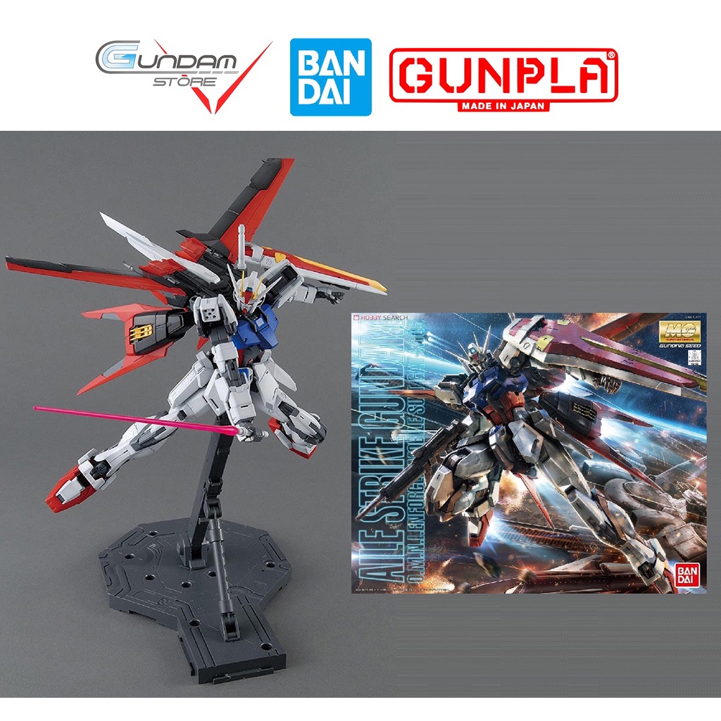 Mô Hình Gundam MG Aile Strike Remastered GAT-X105 Bandai 1/100 Seed Đồ Chơi Lắp Ráp Anime Nhật