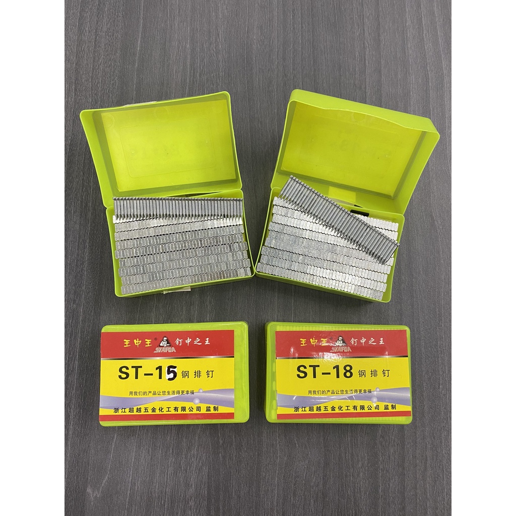 Bộ dụng cụ đóng đinh thủ công ST18 kèm hộp đinh và đầu búa đóng đinh