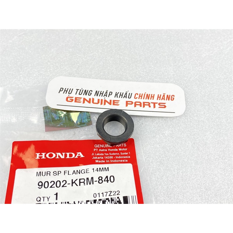 Tán cốt nồi SONIC, WINNER, GTR, CBR chính hãng Honda Indo 90202KRM840