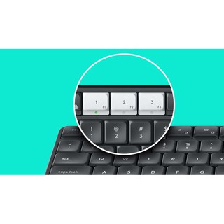 Bàn phím Logitech K375s không dây + Giá Đỡ Kết nối 3 thiết bị - Bảo Hành 12 Tháng 1 Đổi 1 - Chính hãng Digiworld