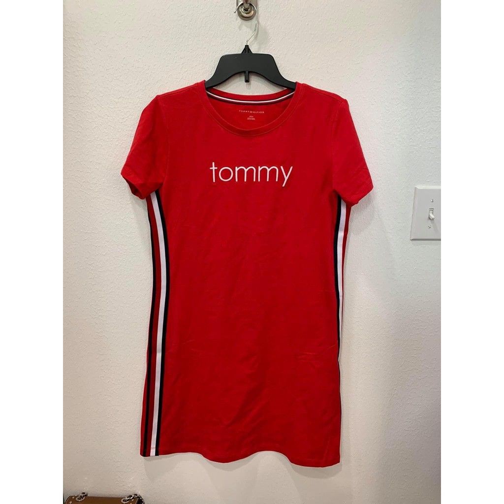 Đầm thun Tommy ngắn tay - Hàng chuần Mỹ