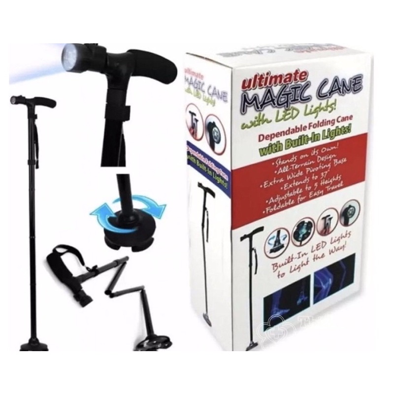 GẬY CHỐNG ĐA NĂNG CÓ ĐÈN PIN CHO NGƯỜI GIÀ