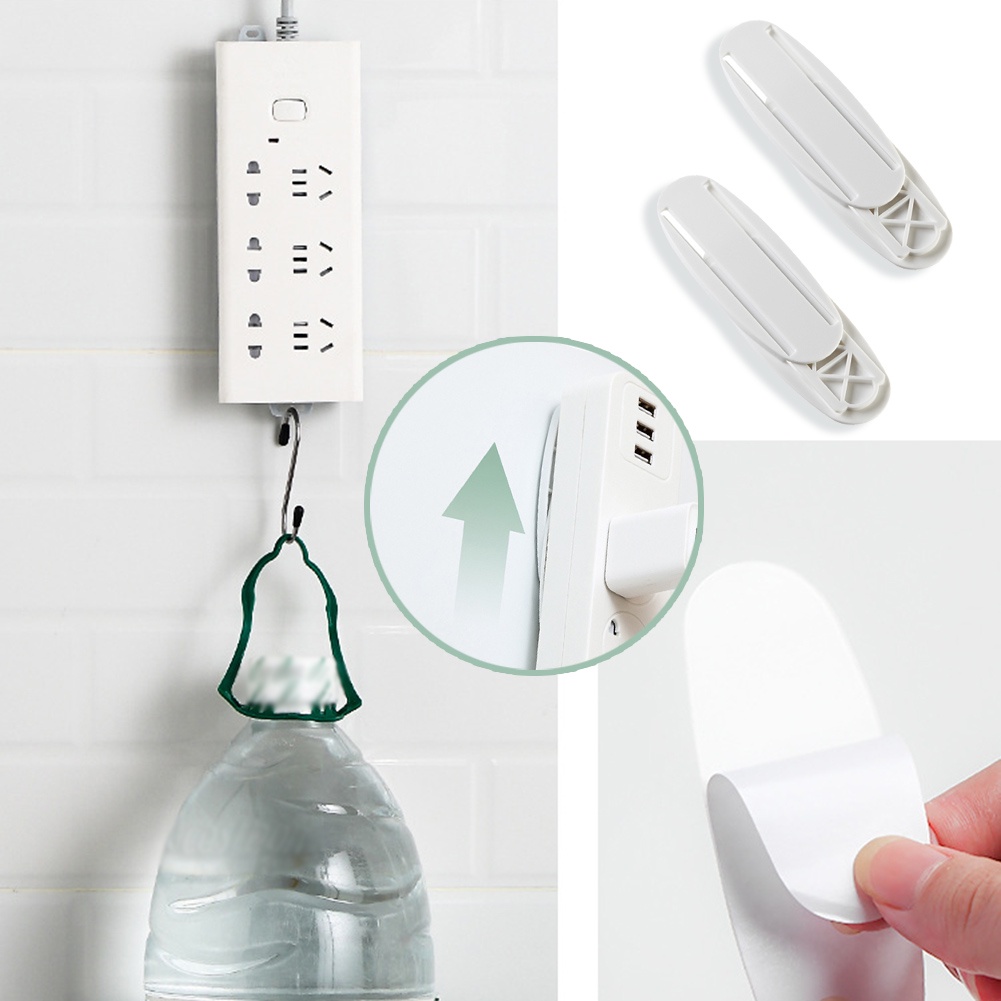 Giá Đỡ Cố Định Ổ Cắm Điện Gắn Tường Không Để Lại Dấu Vết Tiện Dụng