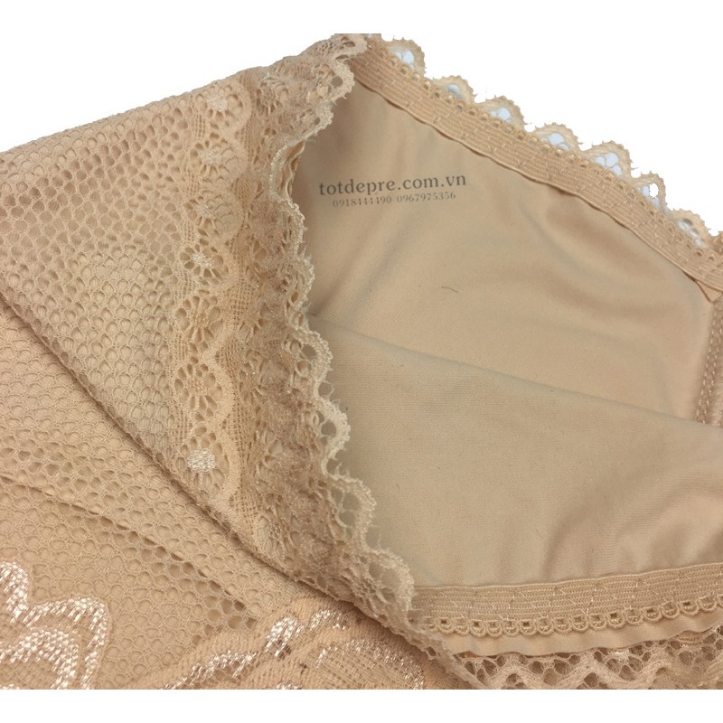 Quần mặc trong váy chất ren họa tiết hoa hồng