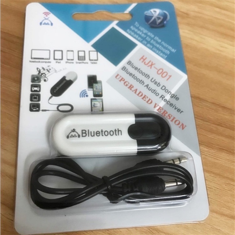 USB bluetooth HJX-001 Biến Loa Thường Thành Loa Bluetooth, Bộ Chuyển Đổi Âm Thanh Không Dây
