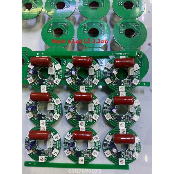 Mạch led thay cho đèn pha lê, bo mạch led, hũ mạch led