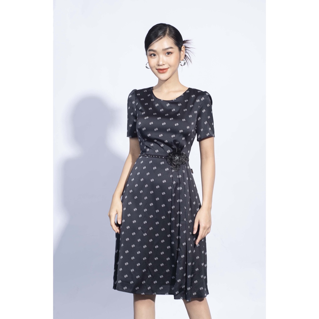 Đầm xòe, cộc tay MMOutfit M-DA060421197