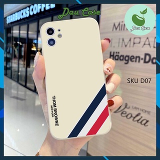 ốp lưng thom browne D07 dẻo mềm cạnh vuông bảo về camera cho máy iphone xưởng ốp  dau case