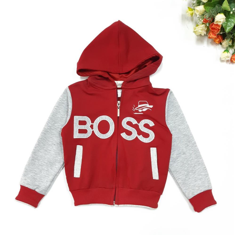 DG59-AK-01- Áo khoác bé trai, chất cotton, in hình và chữ, có đủ màu size 1-7, made in Việt Nam