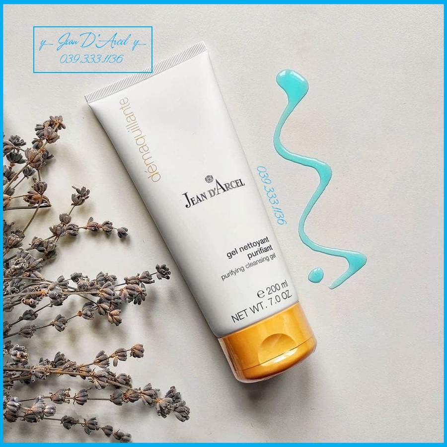 Sữa rửa mặt tạo bọt cho da dầu mụn Jean D'Arcel 200ml _  JDA Purifying Clearing Gel J158