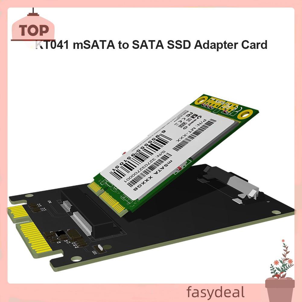 (Fas) Mạch Chuyển Đổi Kt041 Msata Sang Sata 3.0 51x30mm Ssd | BigBuy360 - bigbuy360.vn