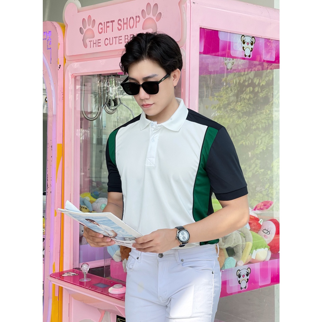 ÁO THUN POLO NAM PHỐI MÀU HOTTREND CỰC ĐỈNH - PHÙ HỢP ĐI CHƠI VỚI NGƯỜI YÊU