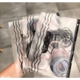 Set 100 Dây Buộc Tóc Nhiều Màu Sắc