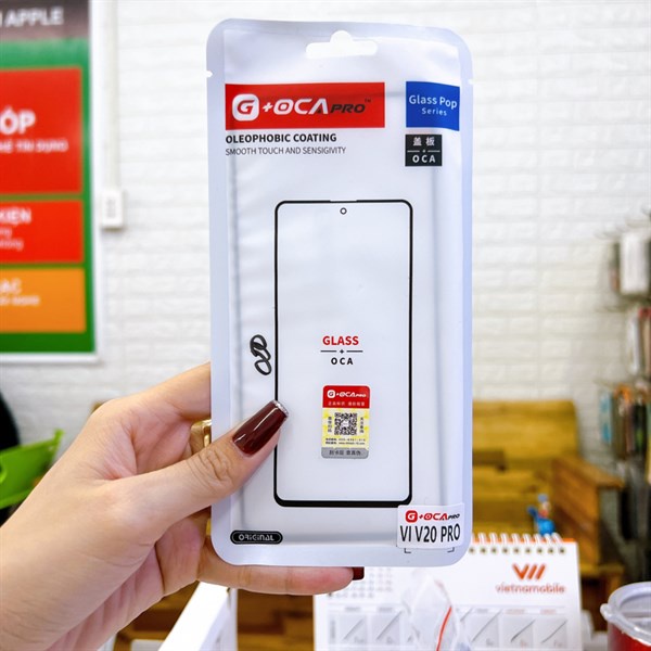 Kính ép OCA Vivo V20 Pro