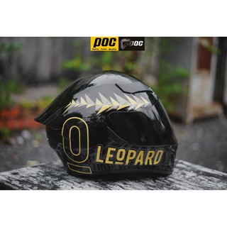 Siêu Phẩm Siêu Phẩm Mũ bảo hiểm fullface GXT đen trơn bản VCU tem leopard