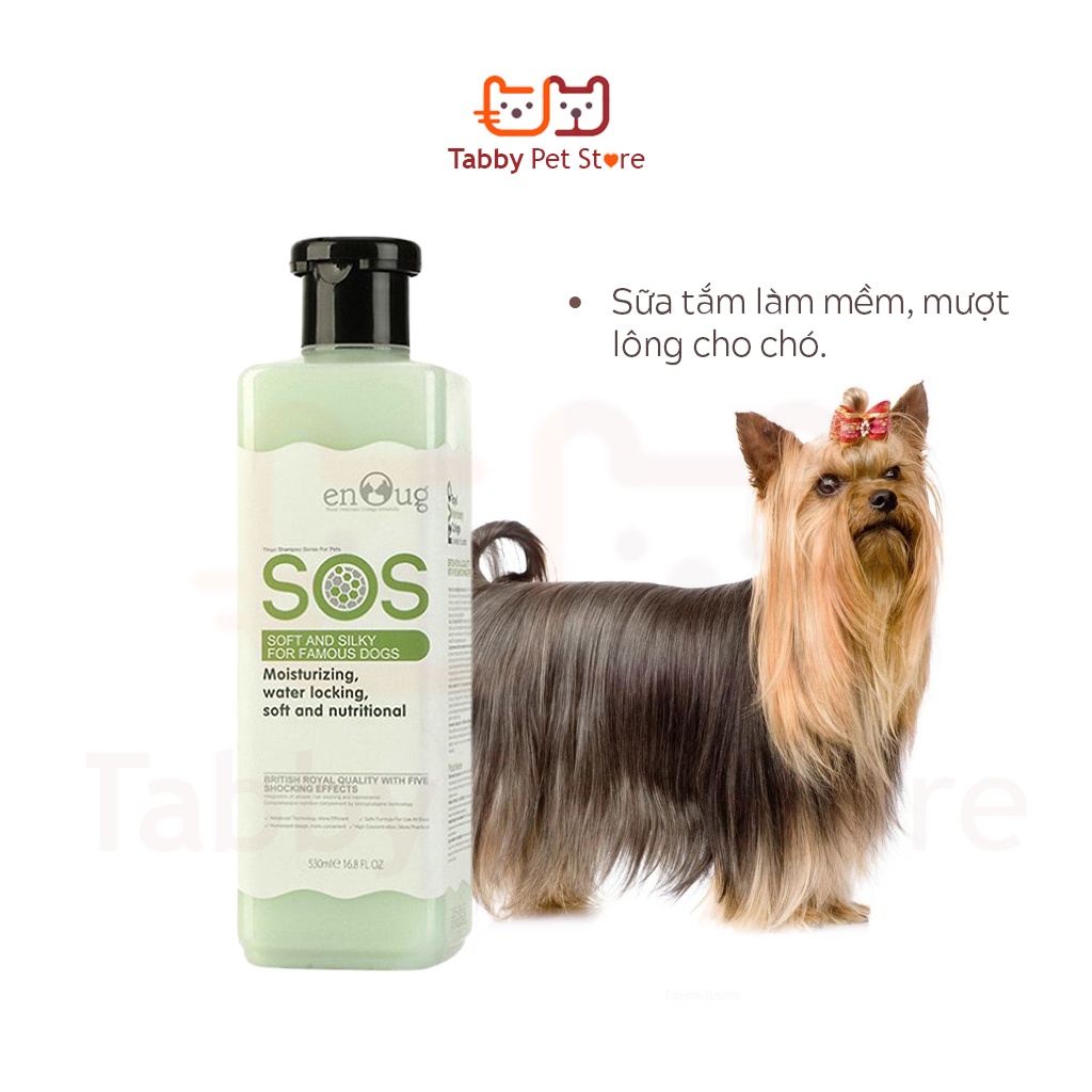 Sữa tắm cho chó mèo poodle trị ve rận bọ chét SOS Tabby Pet Store