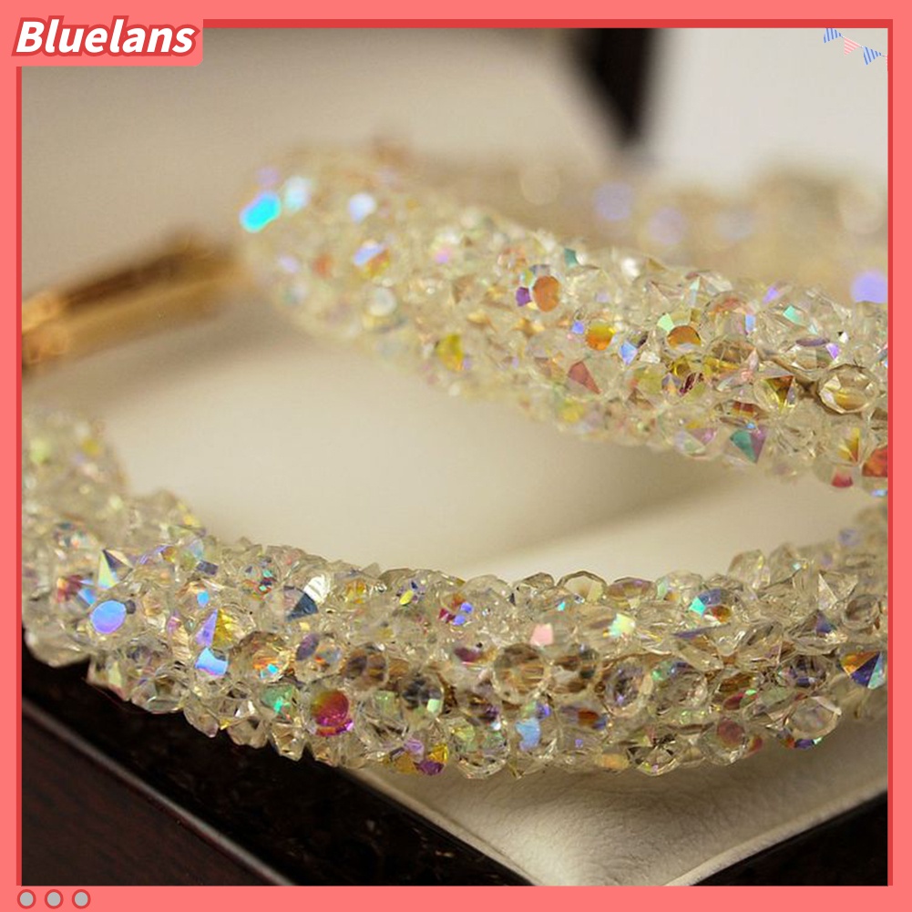 Khuyên Tai Tròn Đính Đá Thời Trang 48h Cho Nữ