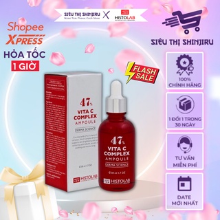 Serum Dưỡng Trắng Sáng Da Histolab Vita C Complex Ampoule 47%. Chống lão hóa, không cồn - 50ml
