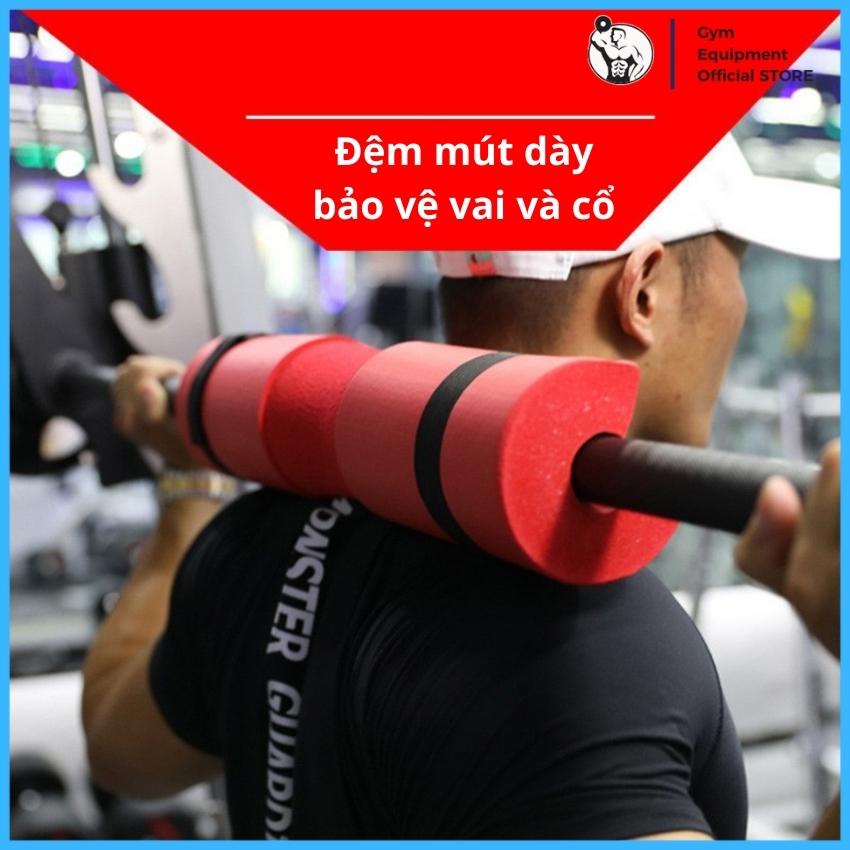 Đệm mút lót vai gánh tạ squat bảo vệ vai cổ, chống đau vai, barbell pad G.E.O