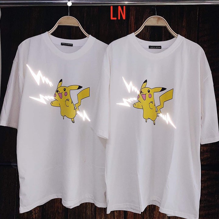 Áo thun phản quang PIKACHU