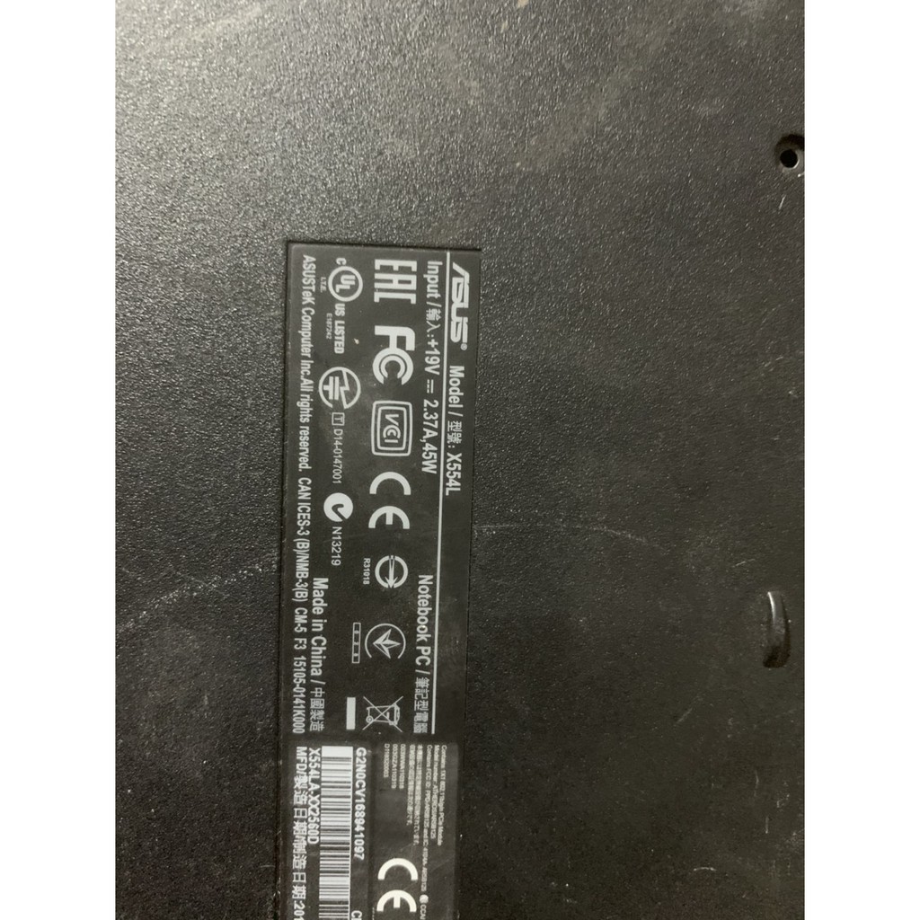 Laptop Asus x554L i5 5200u,ram 4G, hdd 500G, 15.6'' nguyên zin | BigBuy360 - bigbuy360.vn