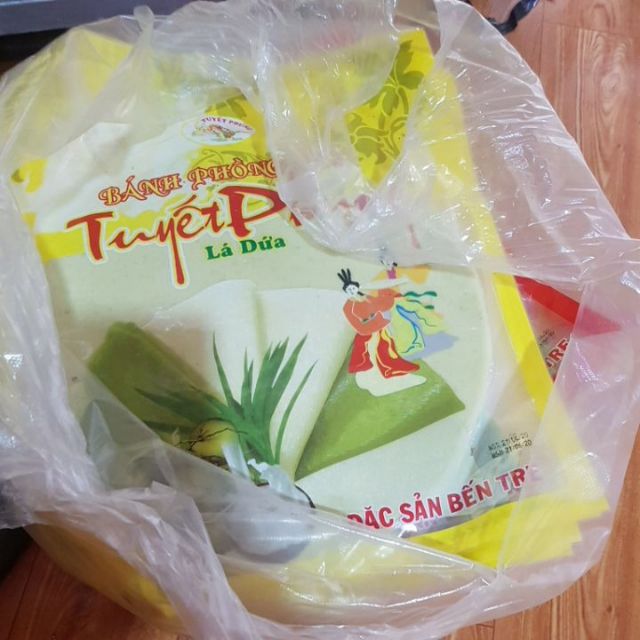 Bánh Phồng Sữa Tuyết Phụng Bến Tre ( đặc biệt lun date mới ) - Cơm sầu riêng , lá dứa
