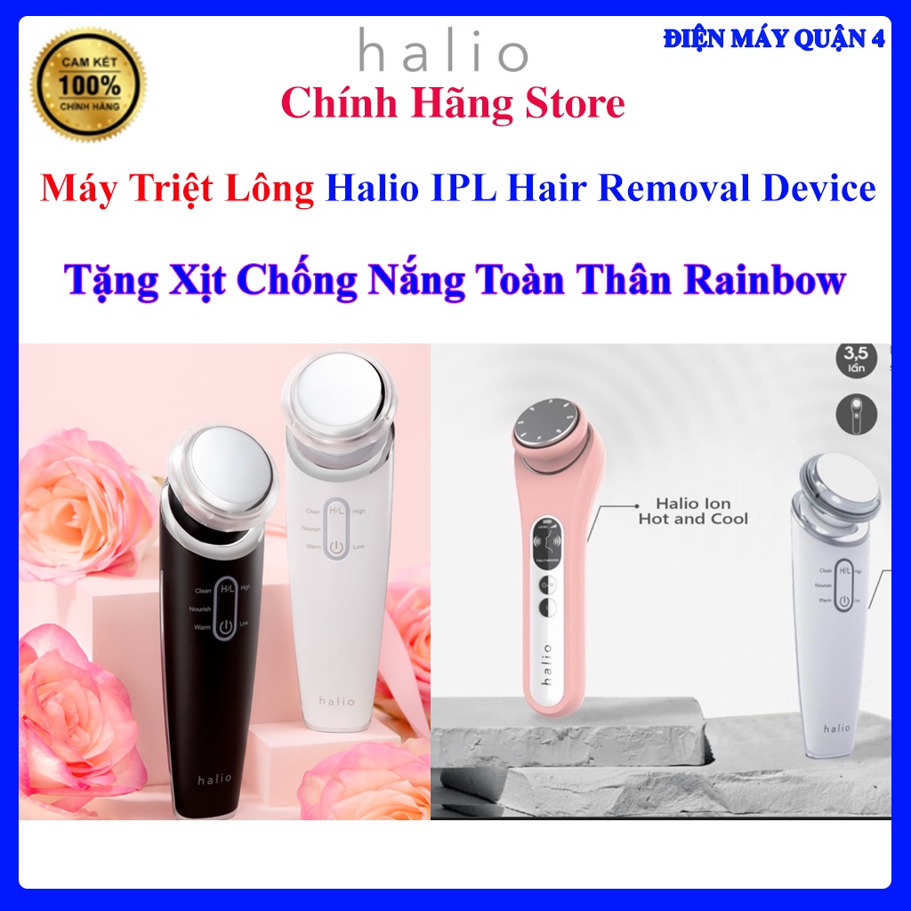 Máy Đẩy Tinh Chất Dưỡng Trắng Halio Ion Cleansing & Moisturizing Beauty Device