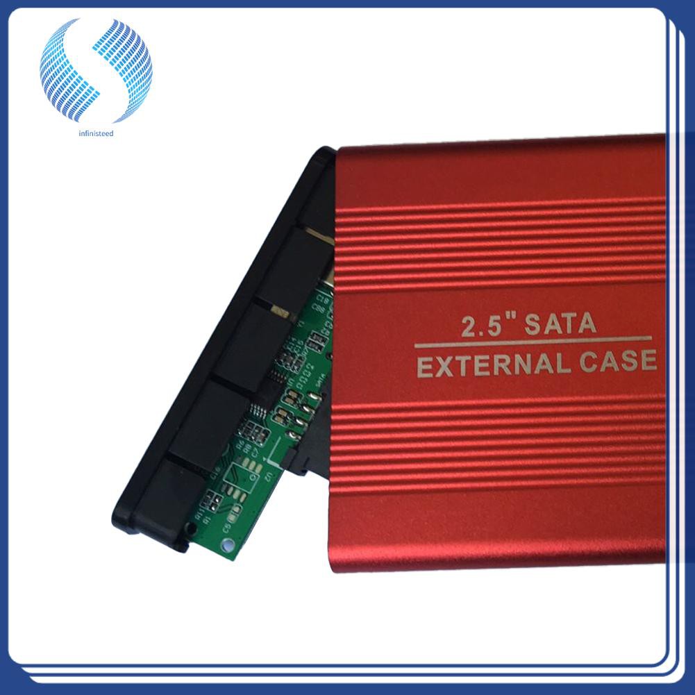 Vỏ Đựng Ổ Cứng Ngoài 2.5 Inch Usb 2.0 Sata Bằng Hợp Kim Nhôm | BigBuy360 - bigbuy360.vn