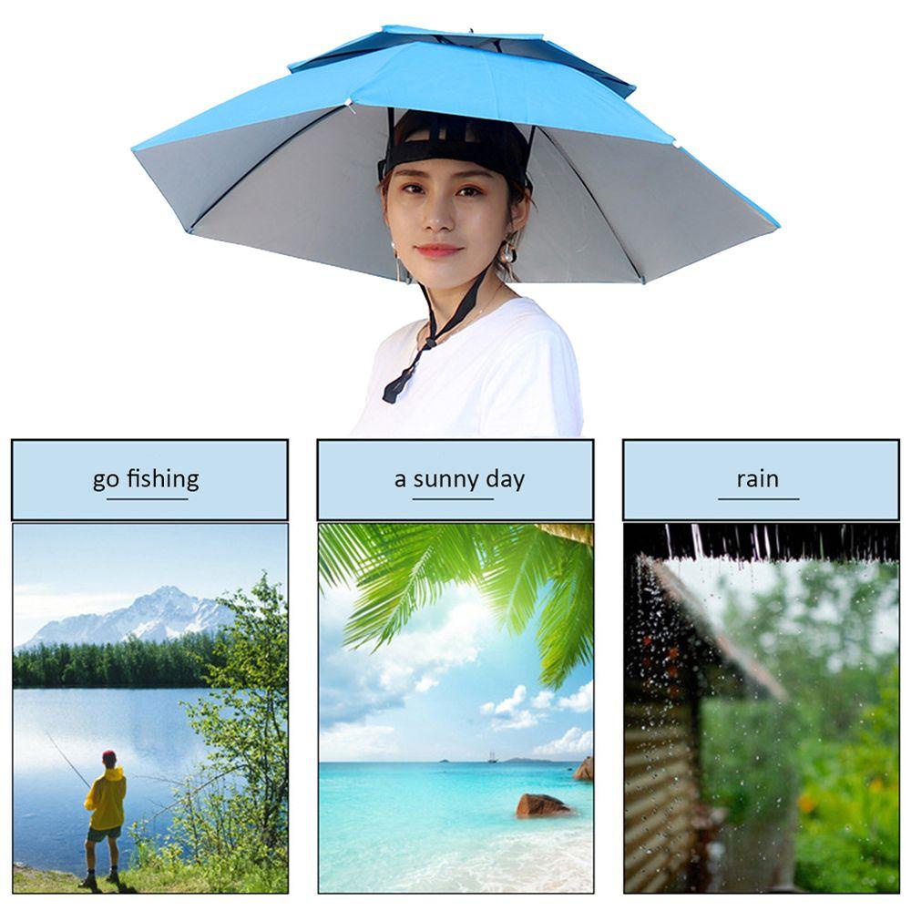 Mũ Đội Chống Nắng Và Tia UV Hai Lớp Dành Cho Câu Cá Ngoài Trời