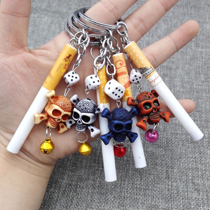 Móc khóa đồ chơi hình thuốc lá siêu cute dễ thương