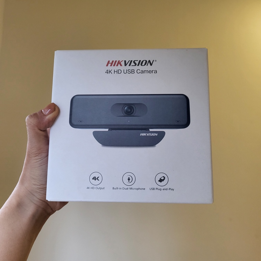 Webcam Hikvision DS-U18 Độ Phân Giải Cao 8MP CMOS, Tích Hợp Micro - Hàng Chính Hãng