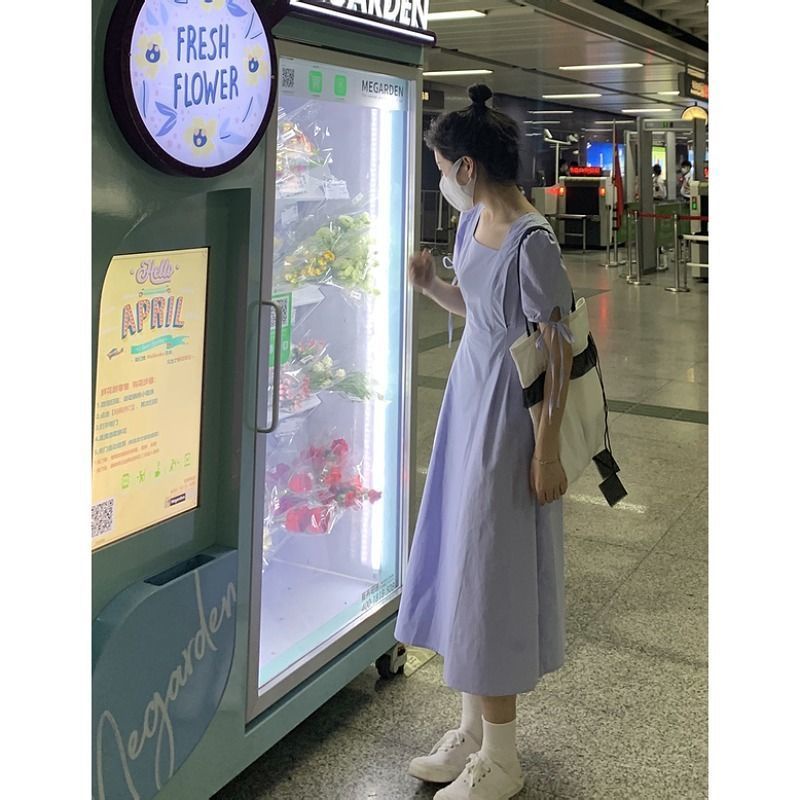 Đầm Dài Cổ Thuyền Dáng Ôm Phong Cách Pháp Thời Trang Cho Nữ đầm nữ JL-LYQ-12