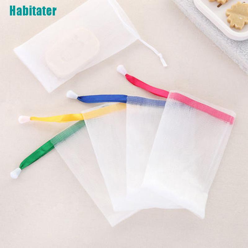 Set 10 Túi Lưới Tạo Bọt Xà Phòng Chăm Sóc Da Dễ Dàng