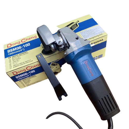 MÁY MÀI GÓC DONGCHENG DSM06-100 - CAM KẾT HÀNG CHÍNH HÃNG - BẢO HÀNH 12 THÁNG - TẶNG KÈM 2 CHỔI THAN