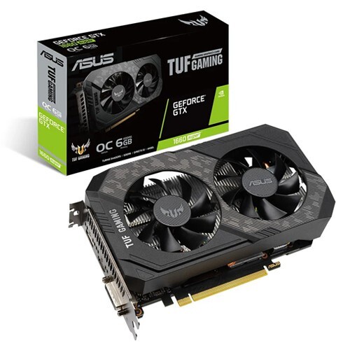 Card màn hình ASUS TUF-GTX1660S-O6G-GAMING Siêu phẩm VGA giá siêu tốt chính hãng BH 36 tháng