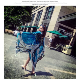 Khăn choàng boho đi biển du lịch phong cách Hàn Quốc