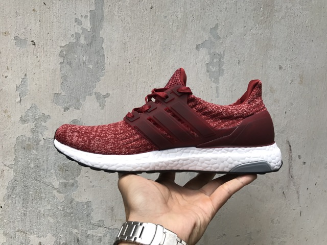 Giày Ultra Boost 3.0 2017 nam nữ đẹp bền êm (đỏ)